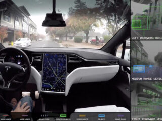 tesla model x kaza