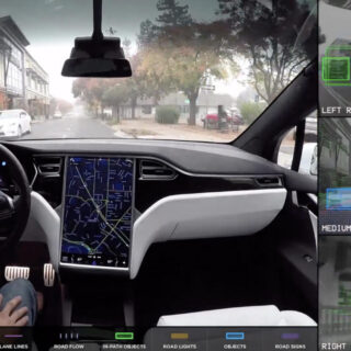 tesla model x kaza