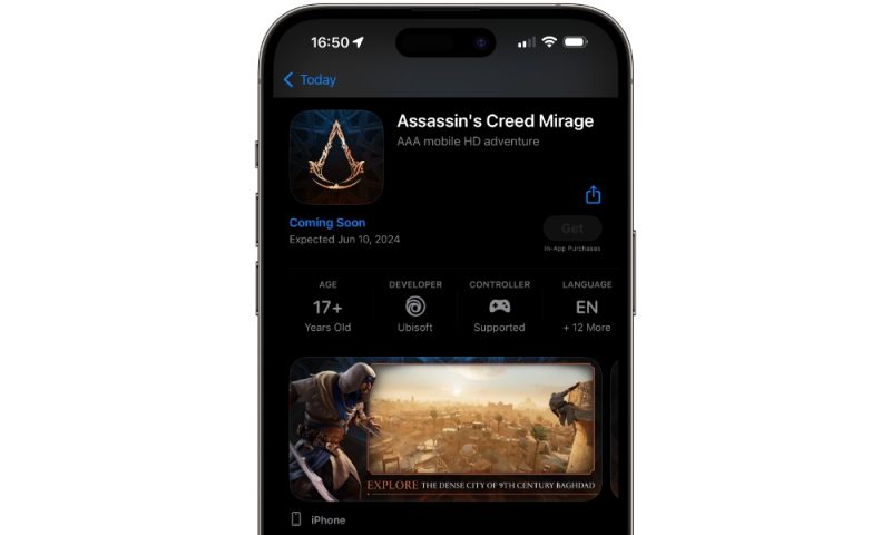 Assassin's Creed Mirage iphone ve ipad
