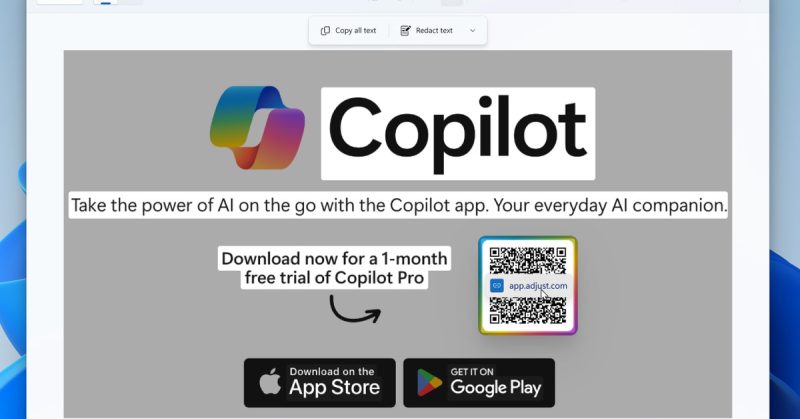 Windows 11in ekran goruntusu araci QR kod tarama ve emoji