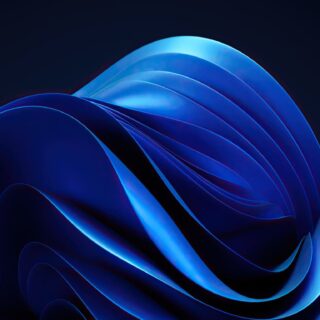 windows 11 blue design abstract