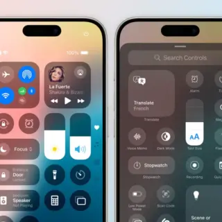 control center ios 18