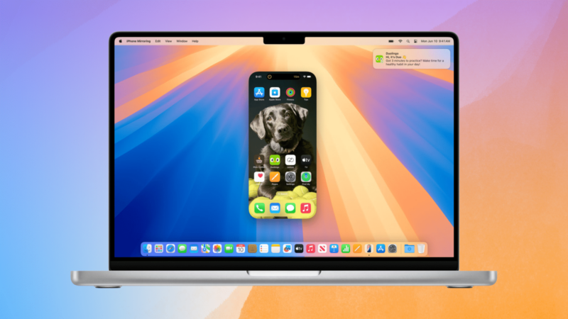 macOS sequoia iphone mirroring