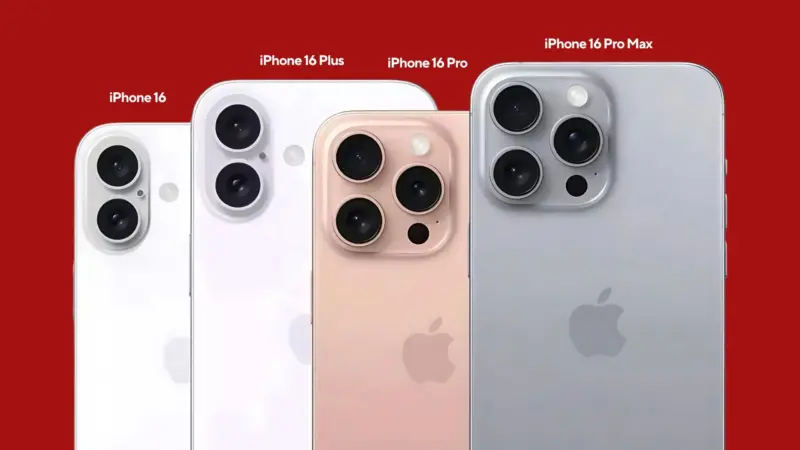 iphone 16 series sizes