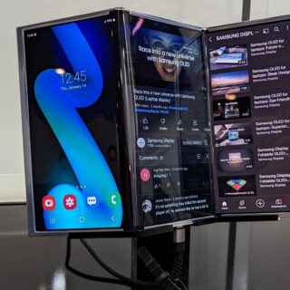 Samsung tri fold prototype concept MWC 2023 scaled 1