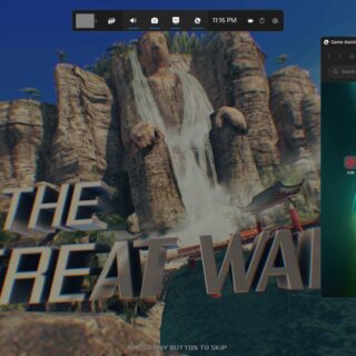 game assist widget in Game Bar windows 11