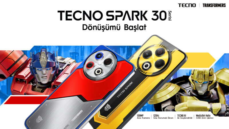 TECNO SPARK 30 Serisi Transformers 1200x675px