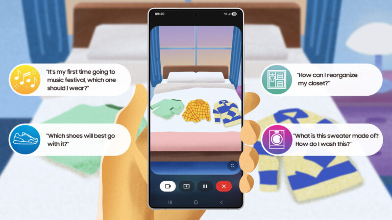 Samsung Galaxy S25 Gemini Live update