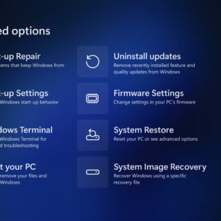 windows 11 recovery