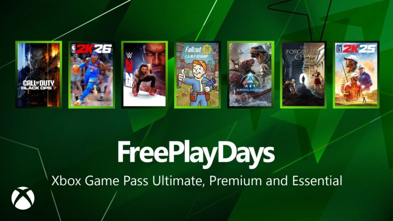 xbox free play days