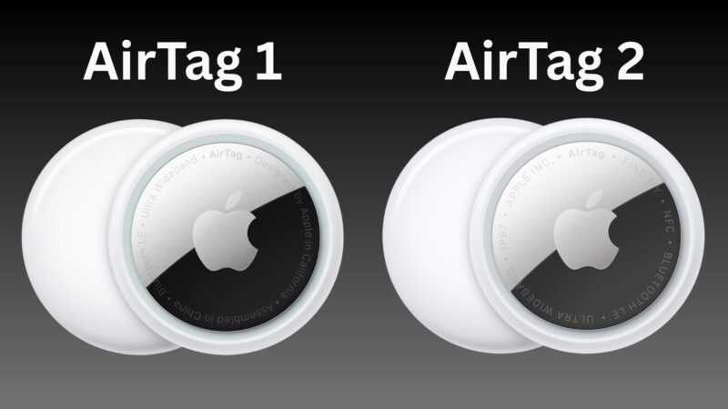 airtag 1 vs 2