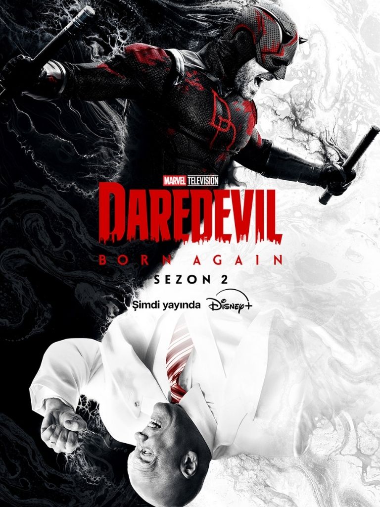 Daredevil Born Again 2. Sezon resmi afişi