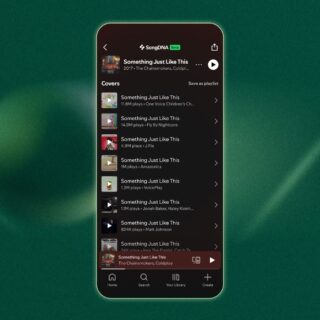 potify songdna now playing ekrani