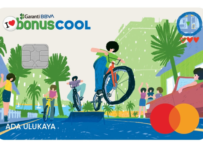 garanti bbva bonus cool kart tasarimi