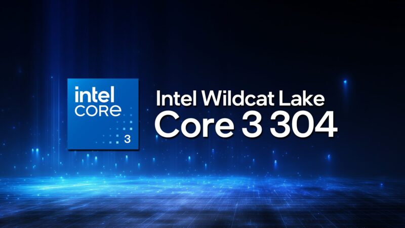 intel wildcat lake core 3 304