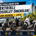 şehir içi elektrikli motosiklet