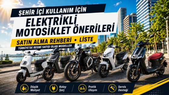 şehir içi elektrikli motosiklet