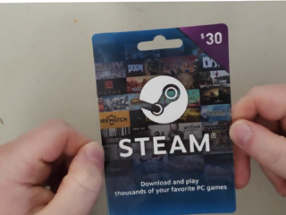 Steam gift card