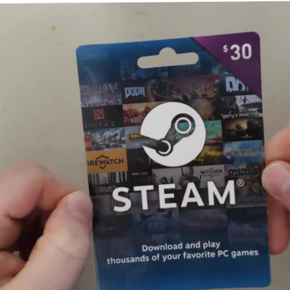 Steam gift card