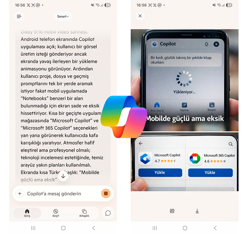 copilot android mobil asistan 2