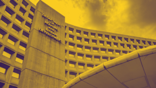 HUD Building yellow
