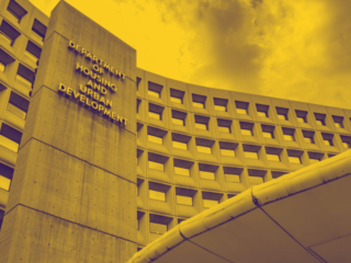 HUD Building yellow