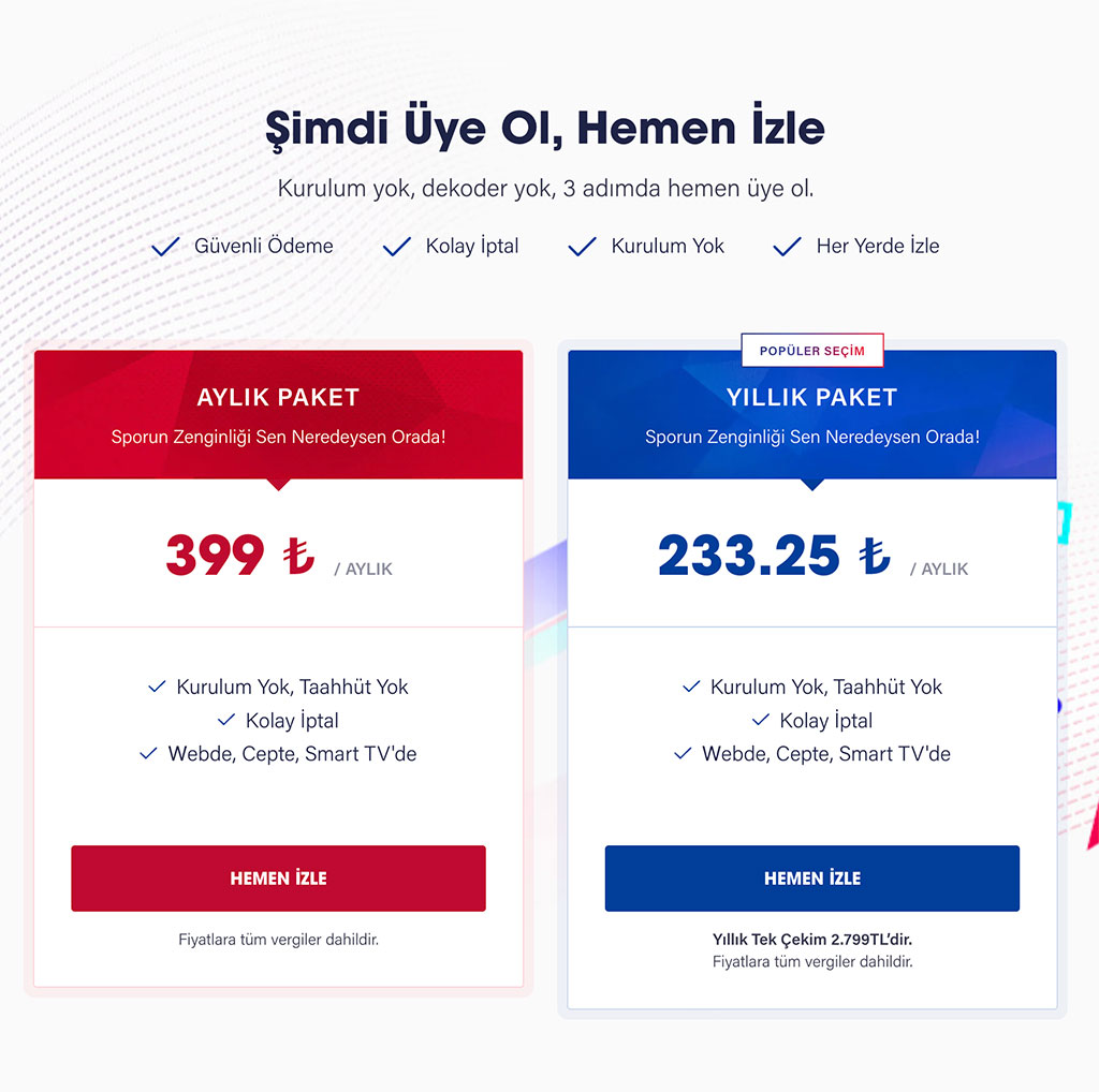 s sport plus abonelik paketleri