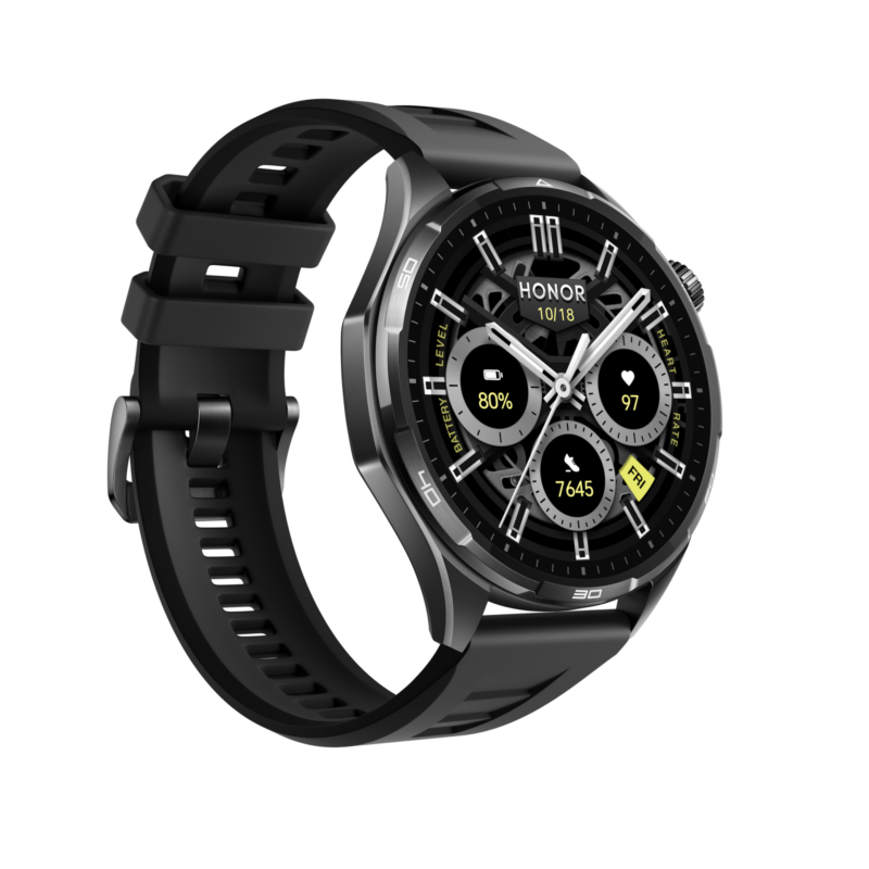 HONOR Watch 6 akıllı saatinin Gölge Siyahı