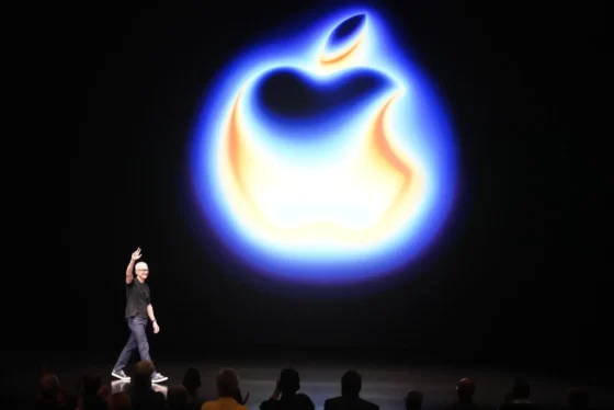 Apple logosu ve App Store harici ödeme sistemi illüstrasyonu