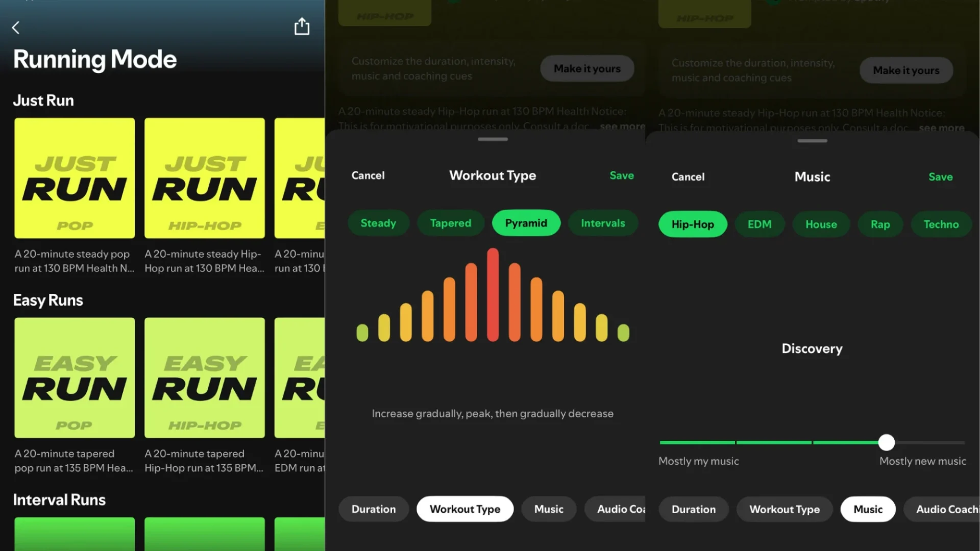 Spotify Running Mode 3