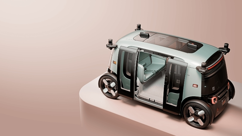 Amazon Zoox direksiyonsuz robotaksi dış tasarımı