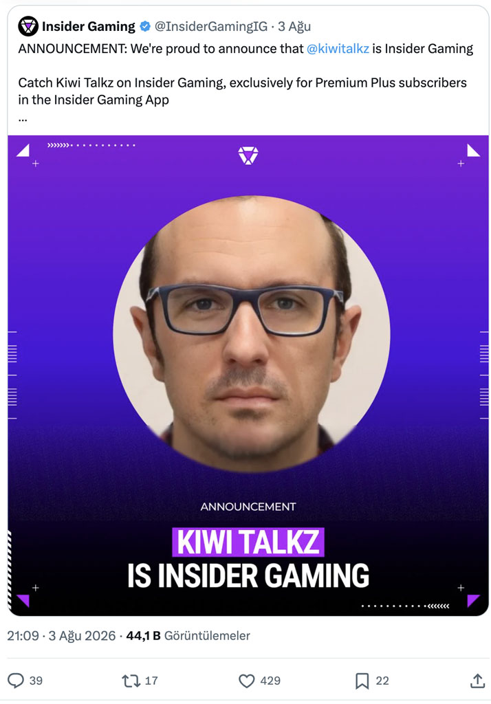 insider gaming X