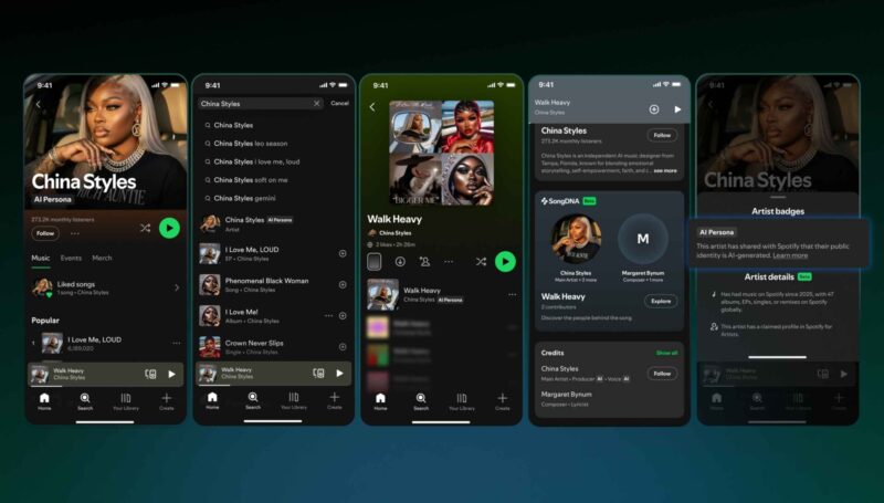 Spotify çalma listesinde yapay zeka müzik uyarısı
