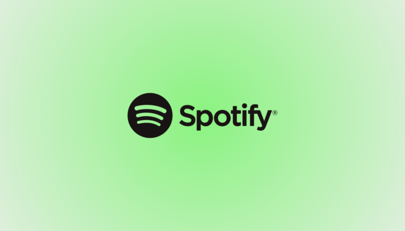 Spotify üzerinden satılan konser biletleri ve basılı kitapları gösteren uygulama arayüzü.