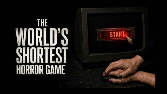 The World's Shortest Horror Game resmi kapak görseli ve logosu