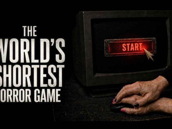The World's Shortest Horror Game resmi kapak görseli ve logosu