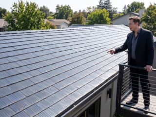 what happened to teslas solar tile announced at 21