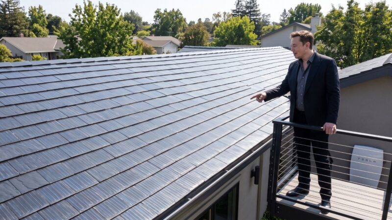 what happened to teslas solar tile announced at 21