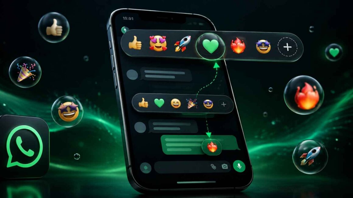 WhatsApp iOS Sürümüne Özelleştirilebilir Emoji Tepkileri Geliyor